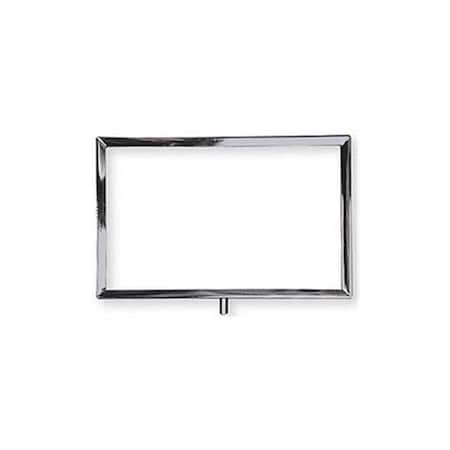 Amko 11 x 8 in. Metal Sign Holder, Chrome MC-811CH
